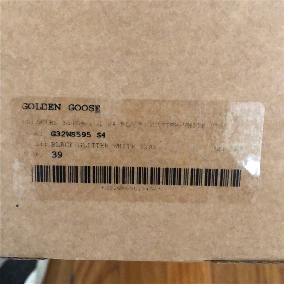 Black and White glitter Slide Golden Goose size 39 - Picture 7 of 7